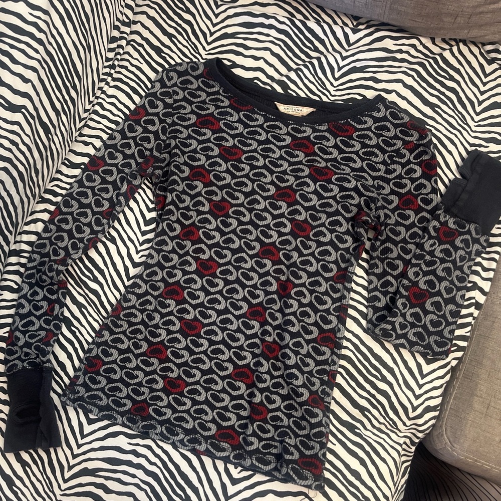 2000s waffle knit long sleeve